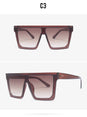 Rimless Square Vintage Ovesized Sunglasses