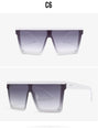 Rimless Square Vintage Ovesized Sunglasses