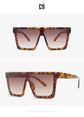 Rimless Square Vintage Ovesized Sunglasses