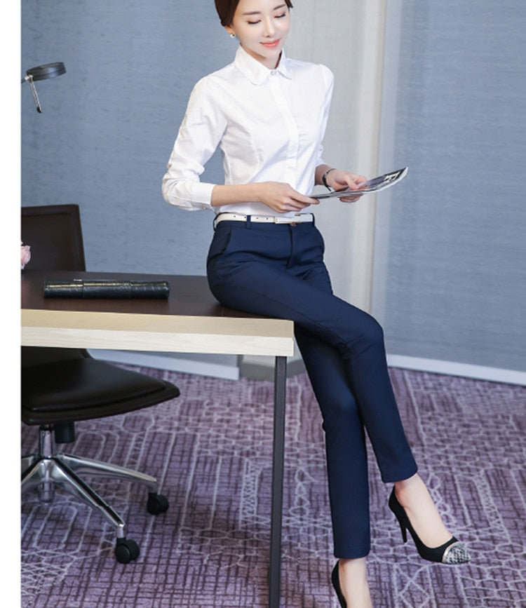 High Waist Ladies Office Pencil Pants