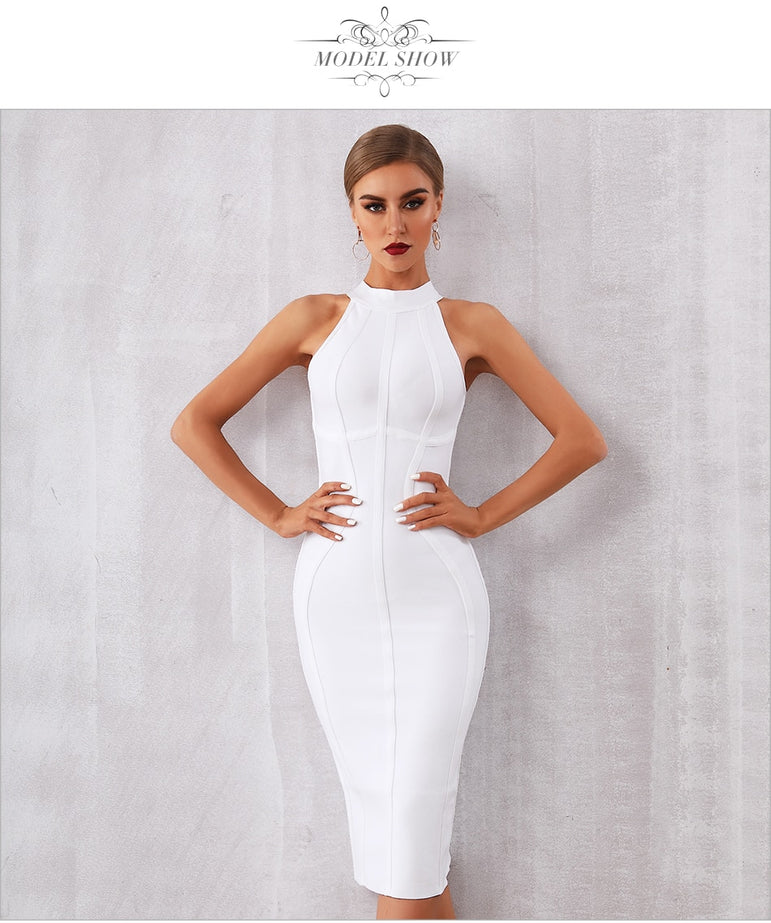 Elegant Women Bodycon Bandage Dress