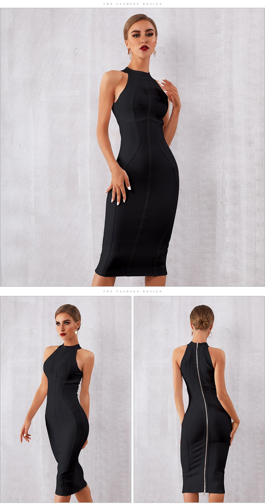 Elegant Women Bodycon Bandage Dress