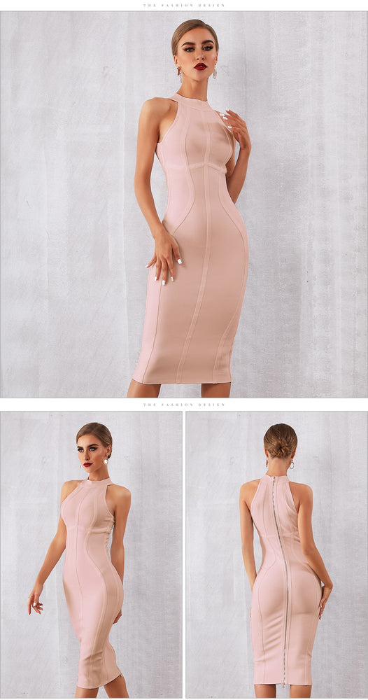 Elegant Women Bodycon Bandage Dress