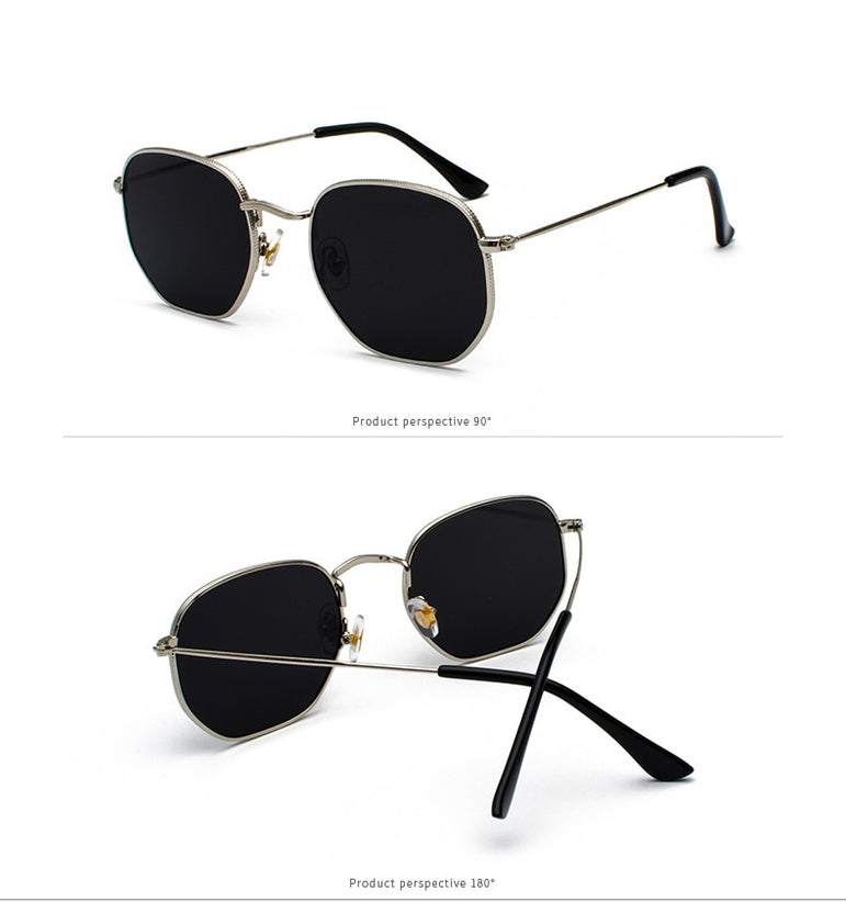 Square Pilot Mirror  Sunglasses