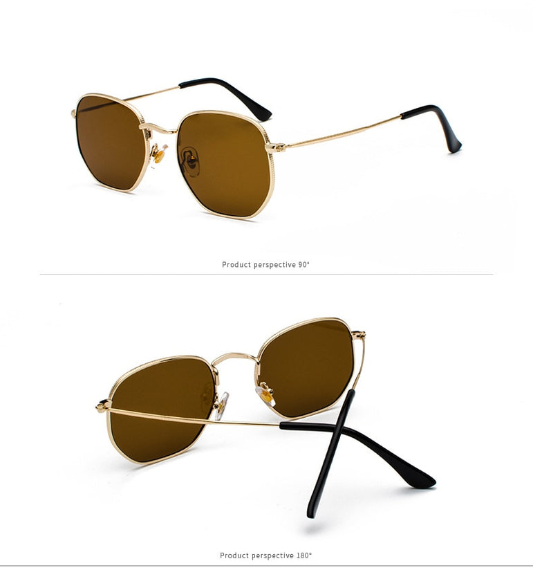 Square Pilot Mirror  Sunglasses