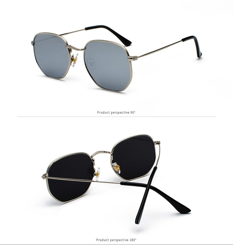 Square Pilot Mirror  Sunglasses