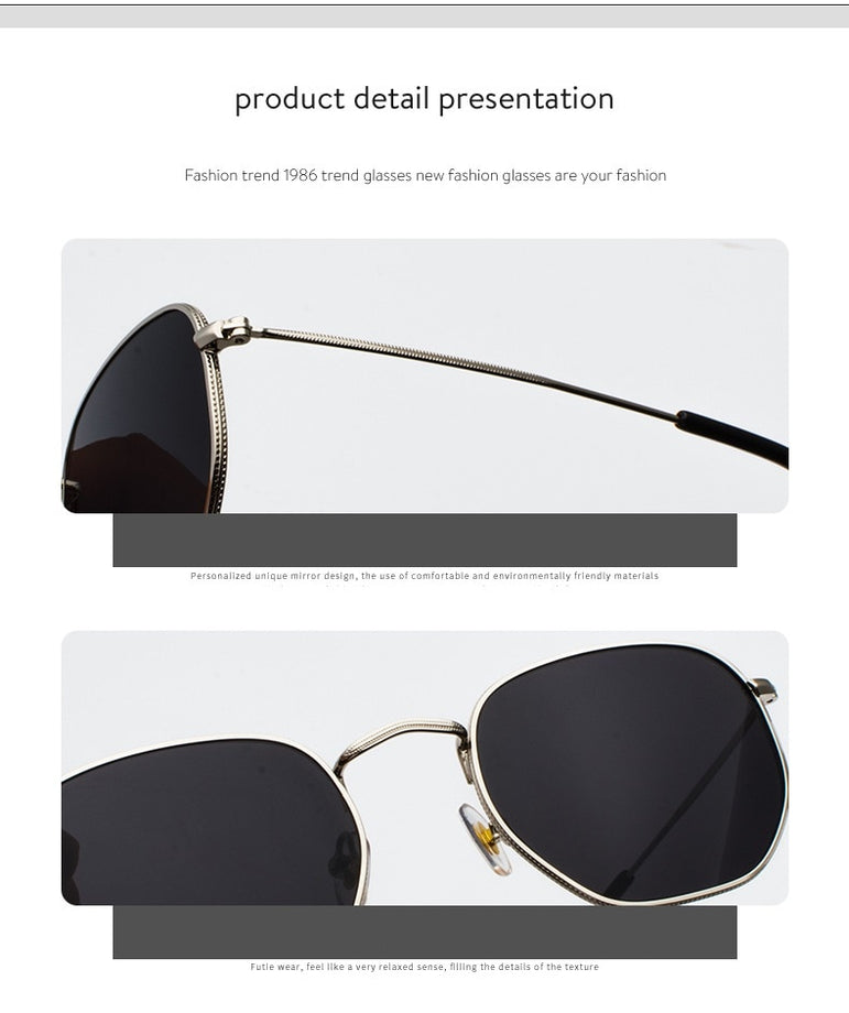 Square Pilot Mirror  Sunglasses