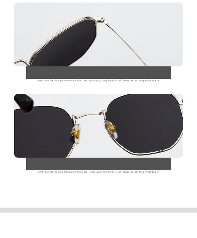 Square Pilot Mirror  Sunglasses