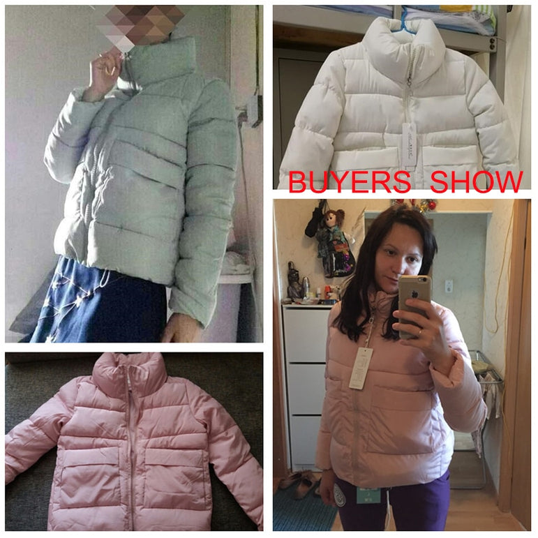 Short Style Cotton padded Parkas Coat Jacket