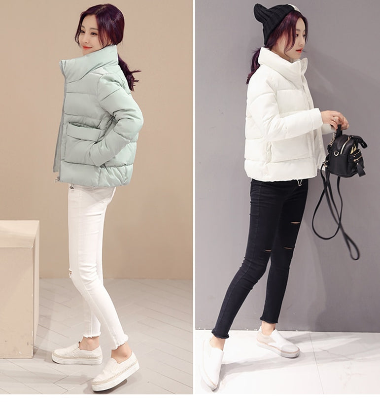 Short Style Cotton padded Parkas Coat Jacket