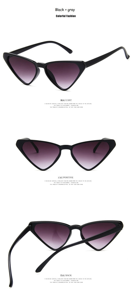 Cute Vintage Brand Cat Eye Sunglasses