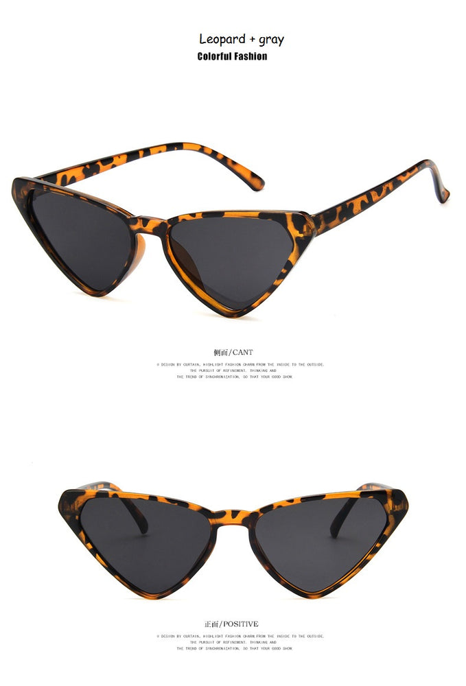 Cute Vintage Brand Cat Eye Sunglasses