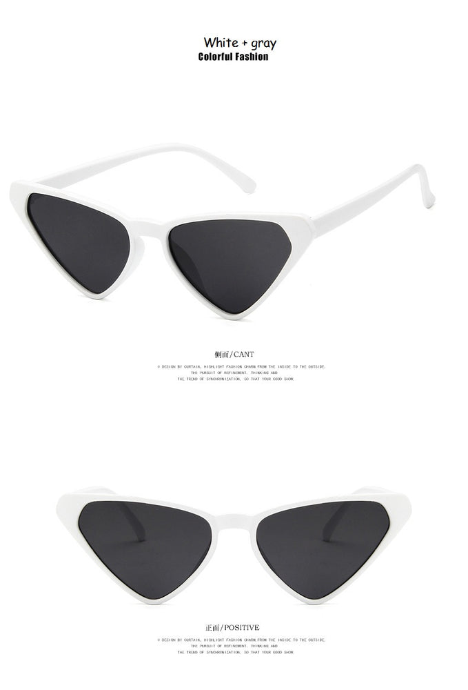 Cute Vintage Brand Cat Eye Sunglasses