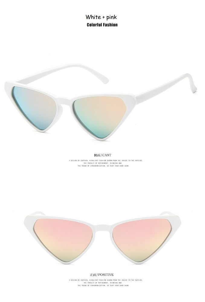 Cute Vintage Brand Cat Eye Sunglasses