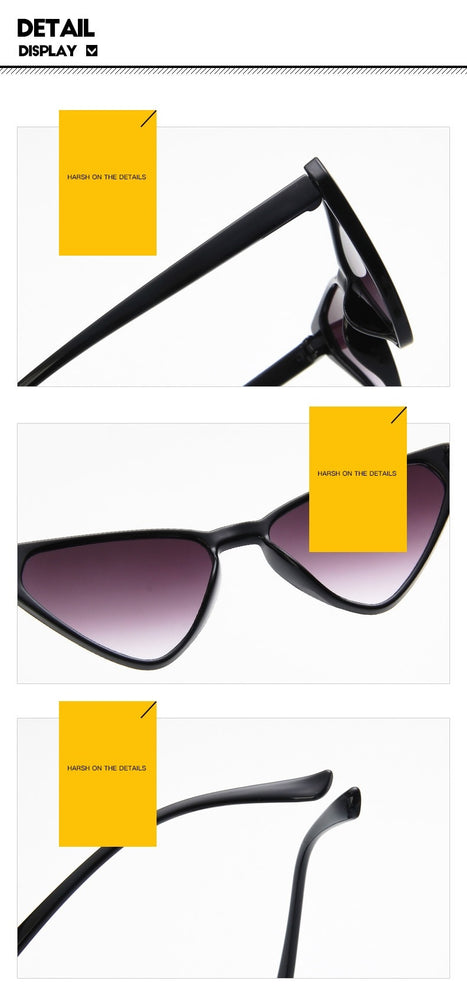 Cute Vintage Brand Cat Eye Sunglasses