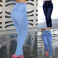 High Waist Women Jeans Elastic Pant