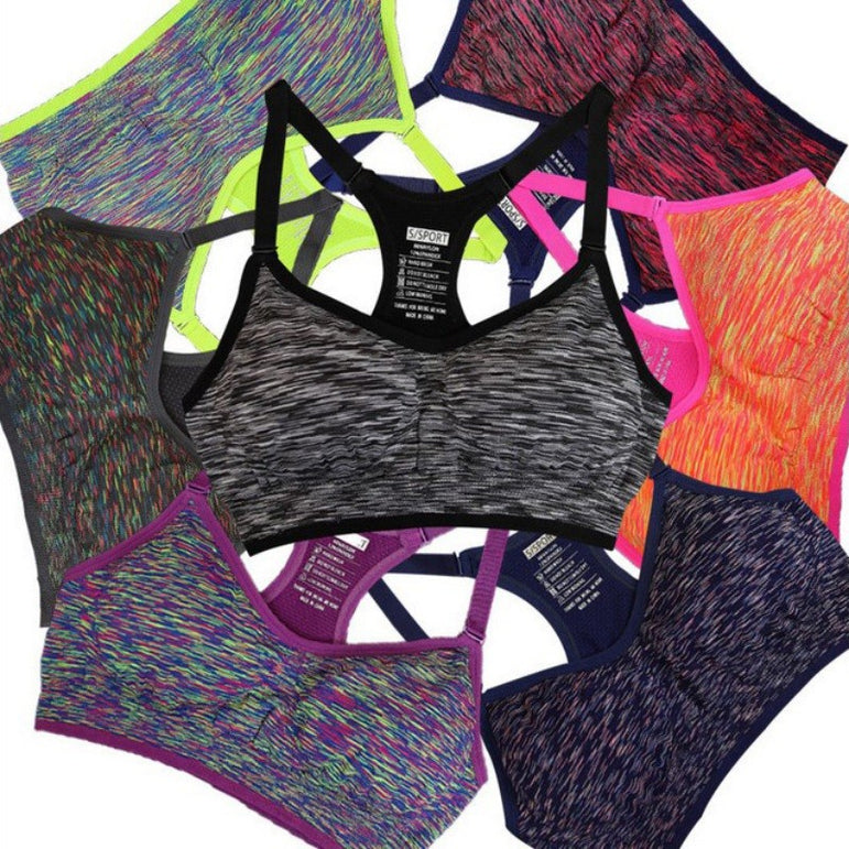 Shockproof tops Pushing Women's Yoga Bra