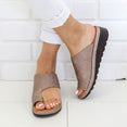 Casual Leather Shoes Comfy Big Toe Flat Platform