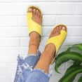 Casual Leather Shoes Comfy Big Toe Flat Platform