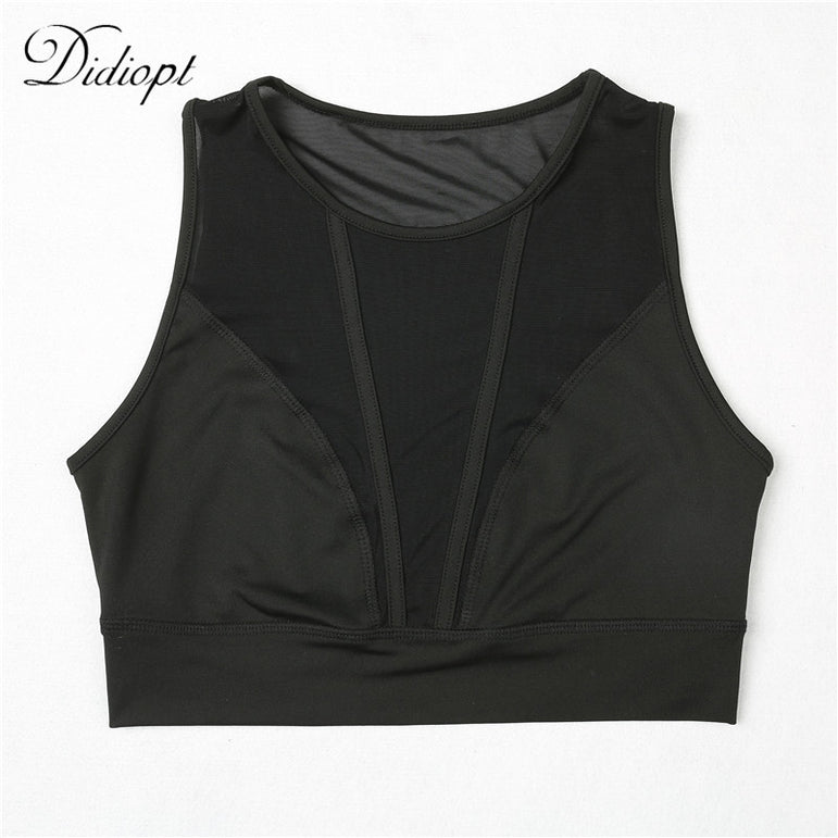 Running Vest Mesh Corsets Yoga Bra