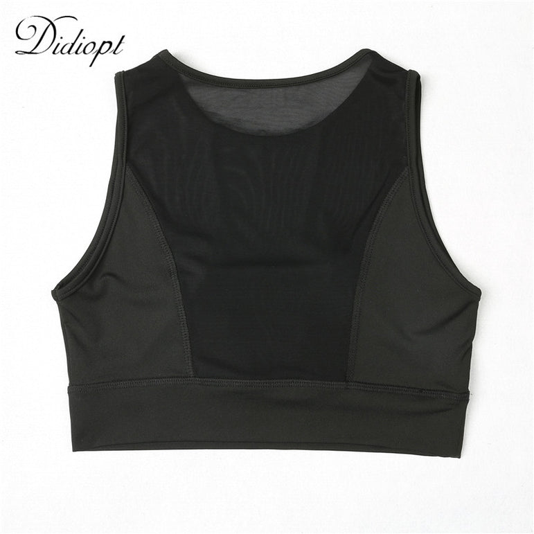 Running Vest Mesh Corsets Yoga Bra