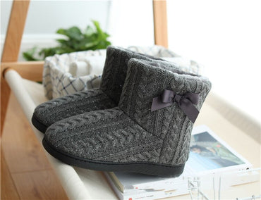 Cotton Padded Short Plush Boots