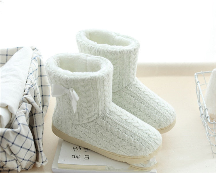 Cotton Padded Short Plush Boots