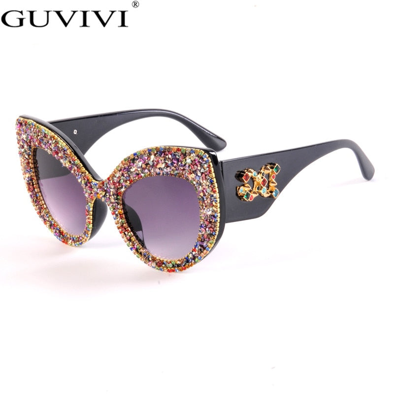 Shades Mirror Cat Eye Luxury Sunglasses