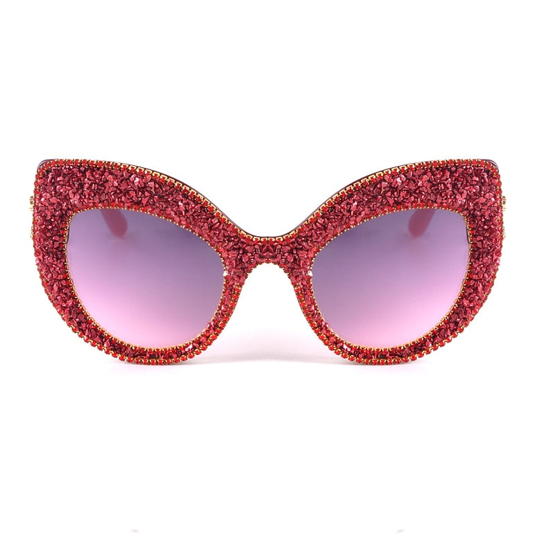 Shades Mirror Cat Eye Luxury Sunglasses