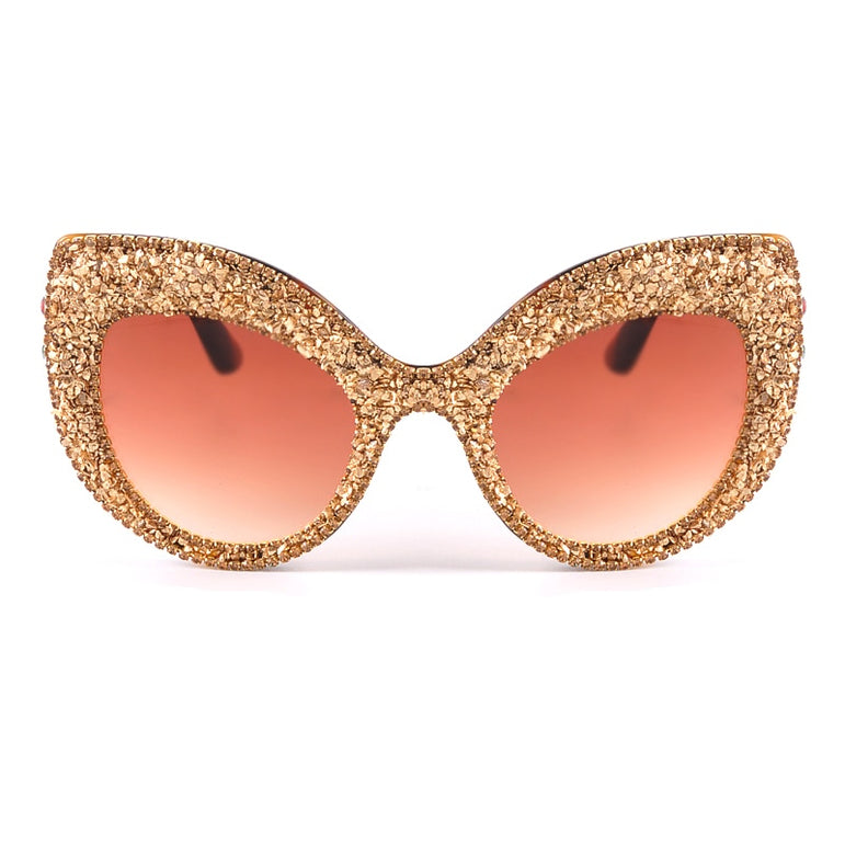 Shades Mirror Cat Eye Luxury Sunglasses