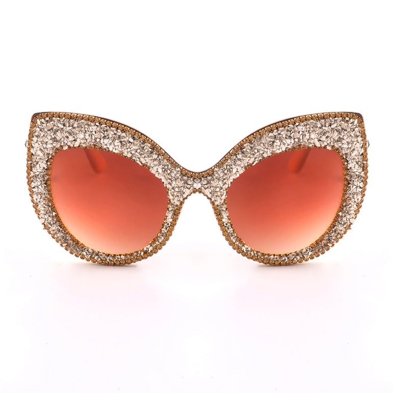 Shades Mirror Cat Eye Luxury Sunglasses