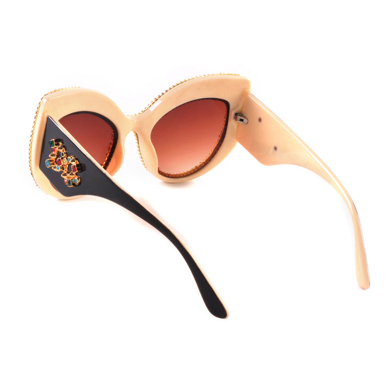 Shades Mirror Cat Eye Luxury Sunglasses