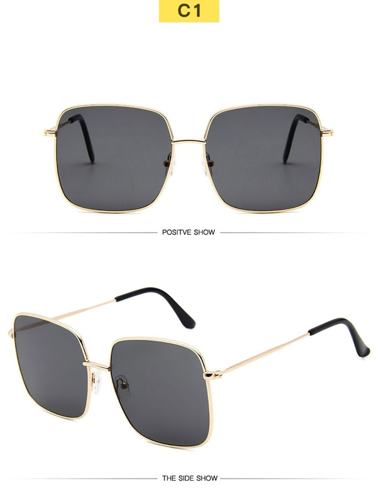 Retro Luxury Square Sunglasses