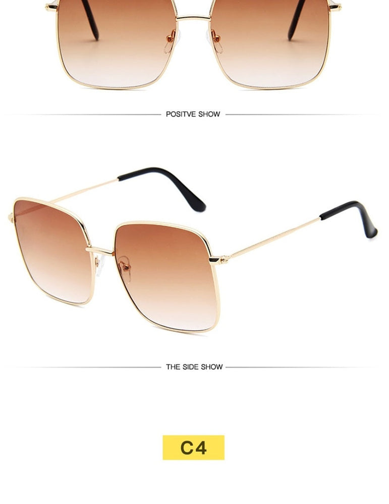 Retro Luxury Square Sunglasses