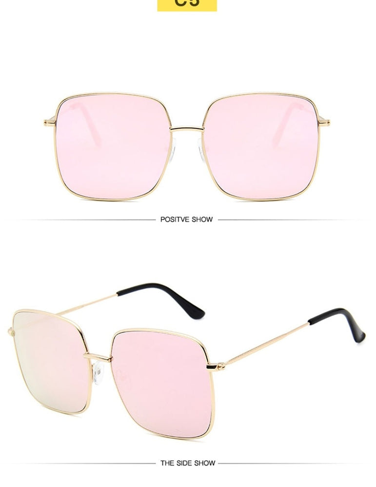 Retro Luxury Square Sunglasses