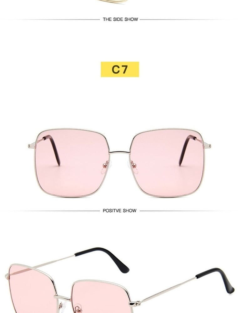 Retro Luxury Square Sunglasses