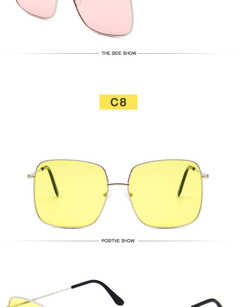 Retro Luxury Square Sunglasses