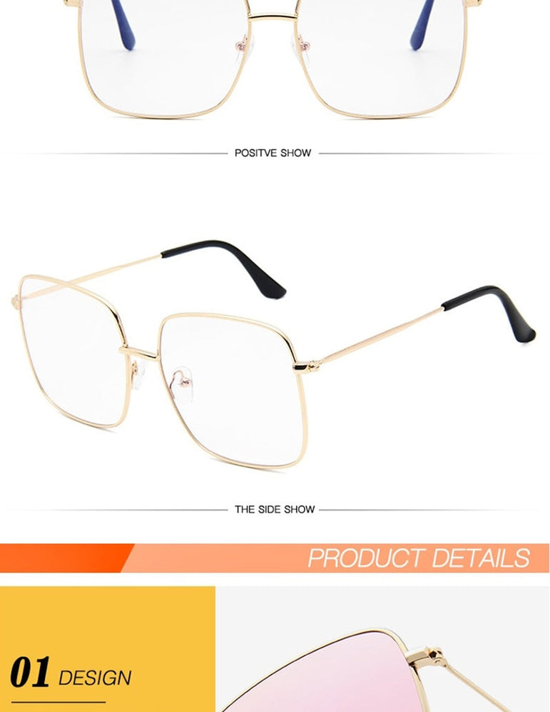 Retro Luxury Square Sunglasses