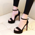 Ankle Strap Sandals peep toe High Heels