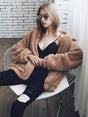 Korean Style Winter teddy Fur jacket