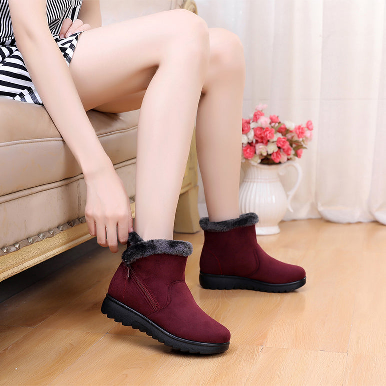 Fur Plush Warm Women Snow Boots