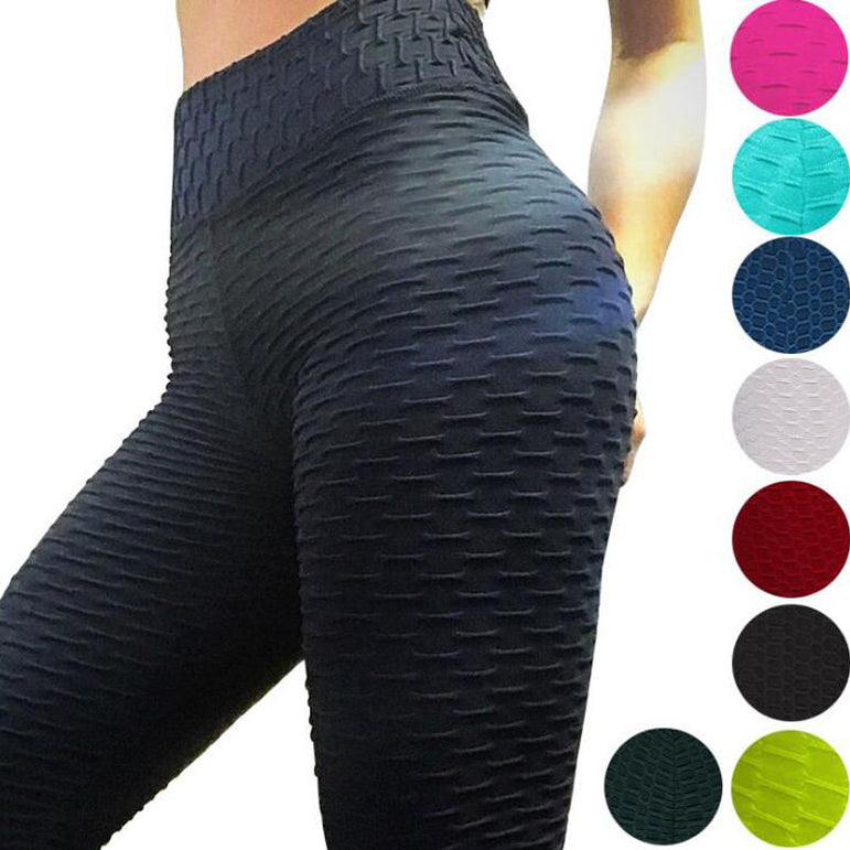 High Waist Yoga Sports Jacquard Leggings