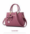 Luxury Plum Bow Sweet Messenger Crossbody Shoulder Bag