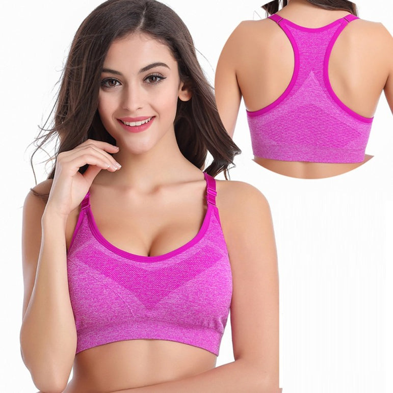 Push Up Seamless Padded Sports Bra