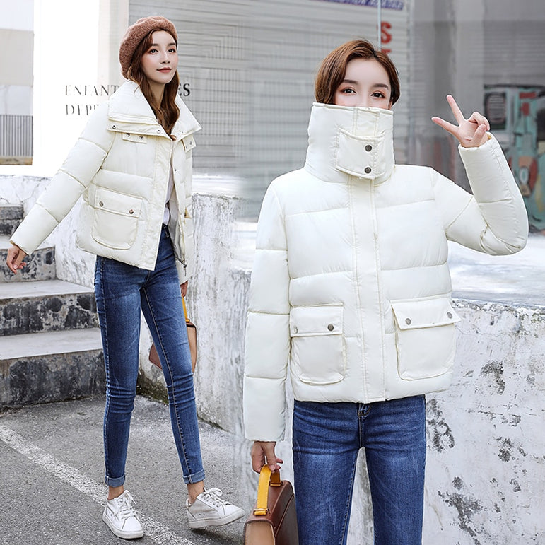 Short Style Cotton padded Parkas Coat Jacket