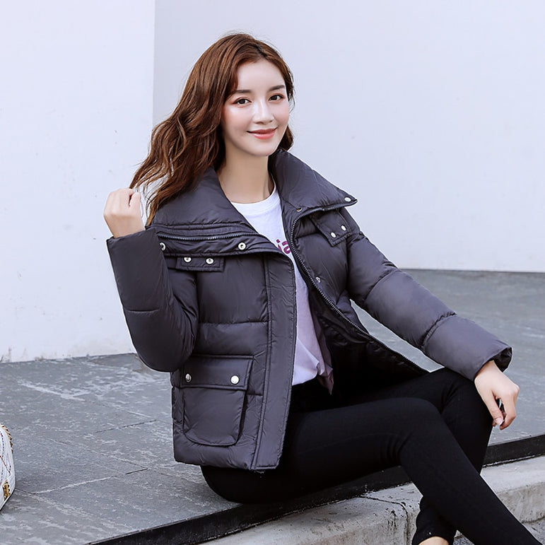 Short Style Cotton padded Parkas Coat Jacket