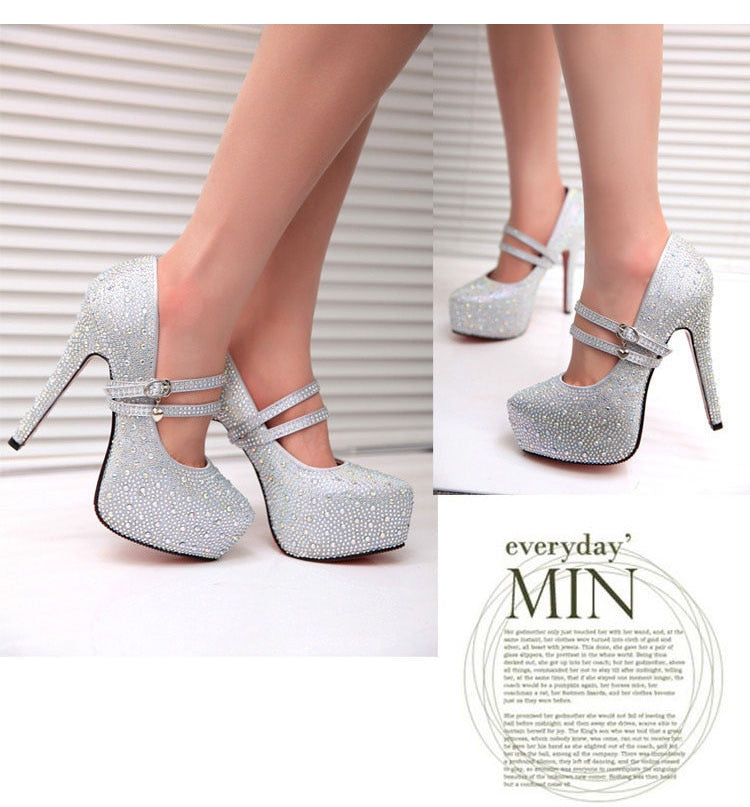 Crystal Bride Wedding Women Shoes