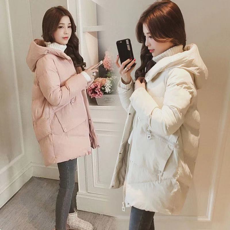 Casual Solid thick Warm Winter Women jacket