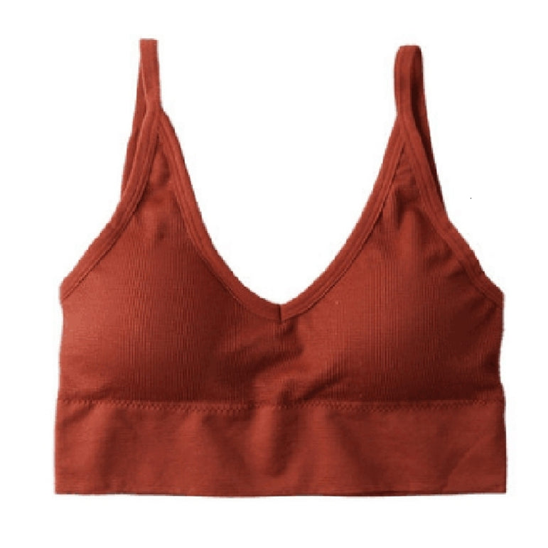 Running Gym Crop Top Backless Sports Bra