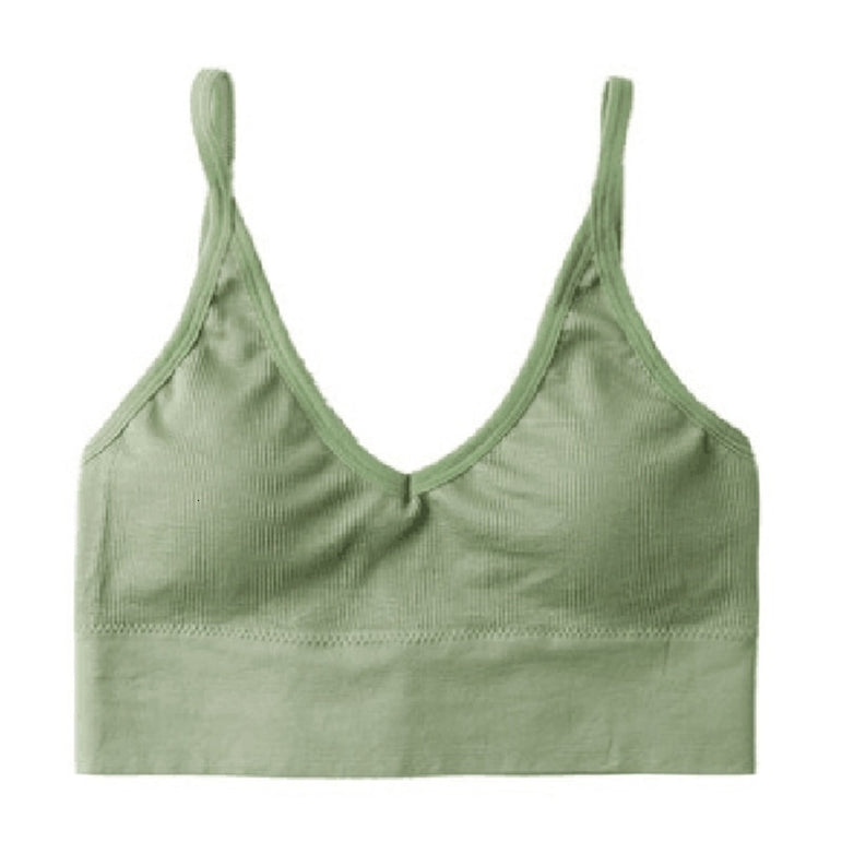 Running Gym Crop Top Backless Sports Bra